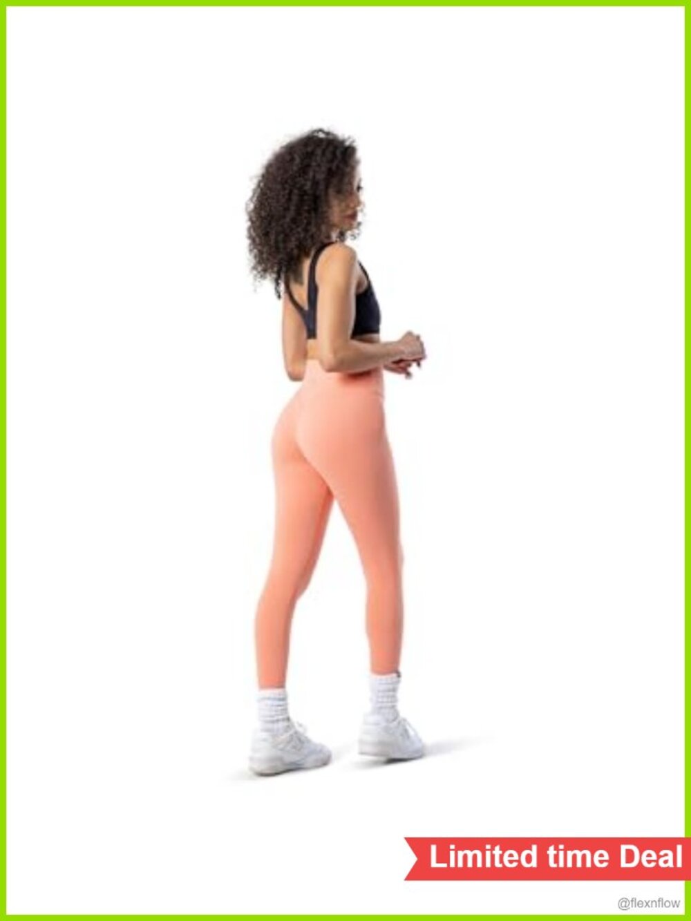 High Waisted No Front Seam Leggings 25" Inseam Soft Workout Yoga Pants